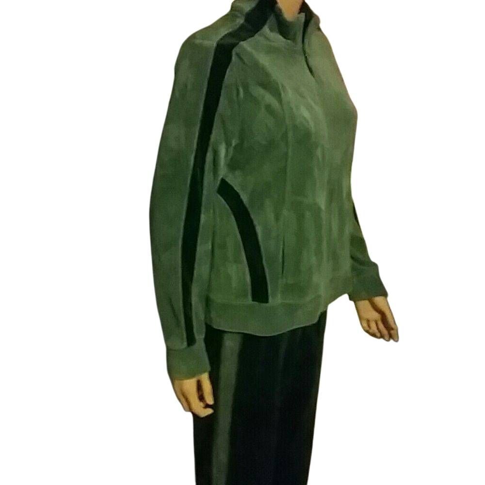 St John's Bay 2 tone green workout set M